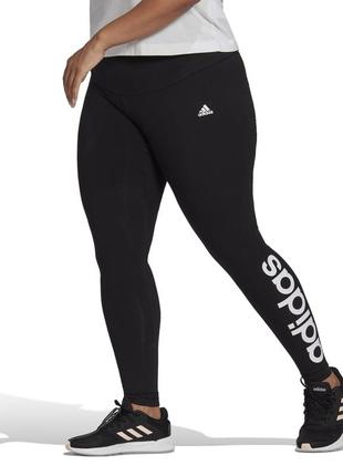 Лосини легінси adidas essentials high-waisted logo leggings (plus size) gl1383 оригінал