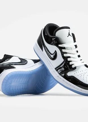 Женские кроссовки nike air jordan 1 low concord2 фото