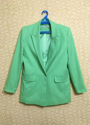 Женский классический пиджак оверсайз lc waikiki limited edition light green women’s classic jacket салатовый zara