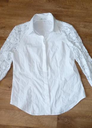 Nh nadine h белая нарядная рубашка , р 4010 фото