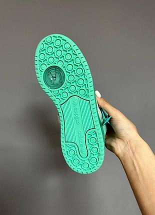 Жіночі кросівки adidas forum low x bad bunny mint хіт продажу топ2 фото
