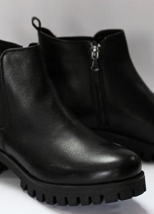 Зимние кожаные ботинки | kaddar1 фото