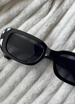 Солнцезащитные очки очки трендовые очки женские черные2 фото