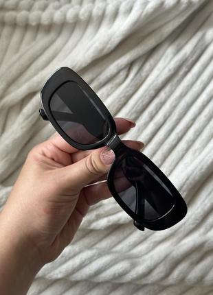 Солнцезащитные очки очки трендовые очки женские черные5 фото