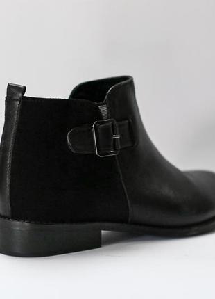 Женские демисезонные кожаные ботинки | kaddar4 фото