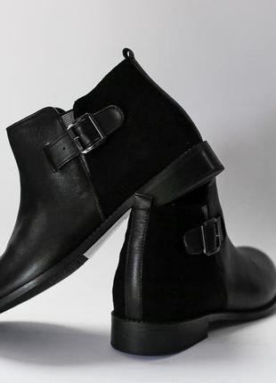 Женские демисезонные кожаные ботинки | kaddar7 фото