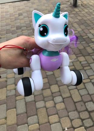 Игрушка детская сенсорная пони-интерактивная 15см фиолетовая