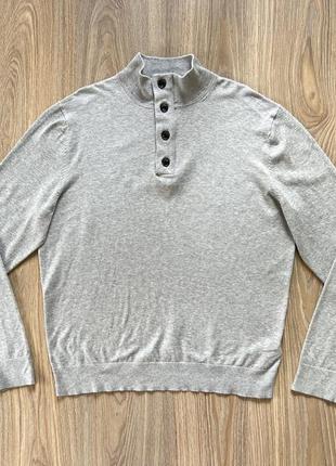Чоловічий бавовняний светр із високим горлом tommy hilfiger