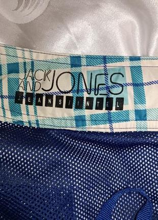 Легкие шорты в клетку бренда jack &amp; jones7 фото