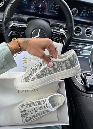 Кросівки у стилі dior b23 low logo grey  premium8 фото