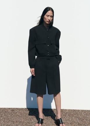 Бомбер zara пиджак зара