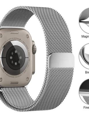 Ремінець металічний на apple watch 38-40 mm