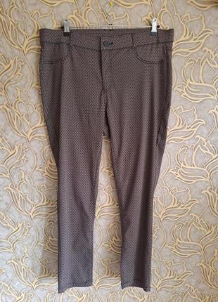 (1037) отличные  стрейчевые женские брюки maxi blue большого размера  uk 221 фото