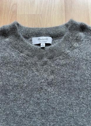 Кашемировый  свитер джемпер 100% кашемир бренда madewell5 фото