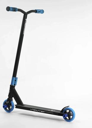 Самокат трюковий best scooter "linerunner" hic-система, пегі, алюмінієвий диск і дека, колеса pu, d=110 мм,6 фото