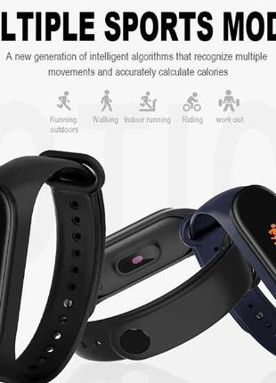 Фитнес браслет smart band м4, умные смарт часы, пульс, давление, шагомер3 фото