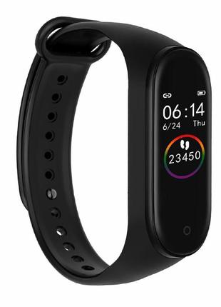 Фітнес браслет smart band м4, розумні смарт годинник, пульс, тиск, крокомір