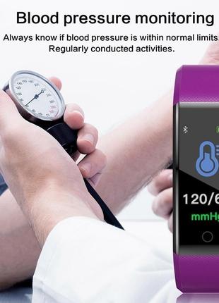 Фитнес браслет smart band м4, умные смарт часы, пульс, давление, шагомер6 фото