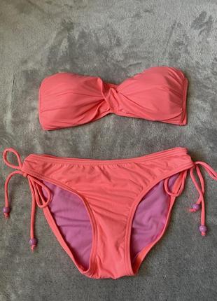 Купальник ocean club primark оранжевий роздільний