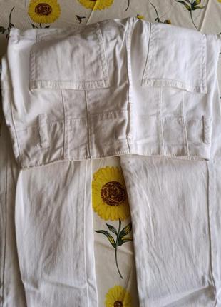 Белые джинсы, 38р, м3 фото