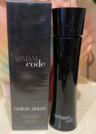 Туалетна вода giorgio armani armani code 100 мл