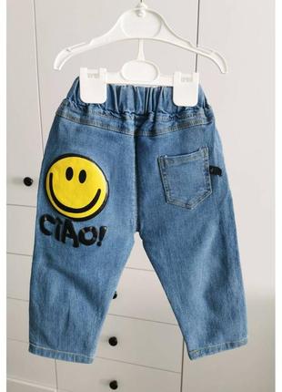 Джинсы 90 - 130 см брюки джинсовые3 фото