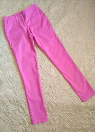 Яркие джинсы брюки брюки брюки bpc от bonprix 34 яркие розовые3 фото