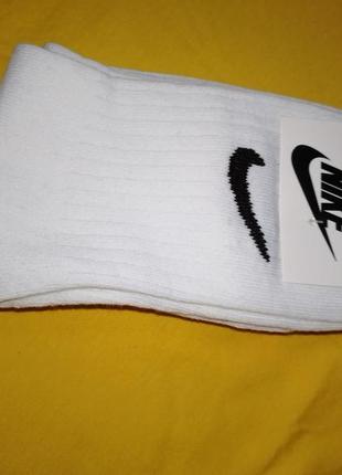 Шкарпетки nike білі2 фото