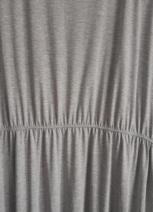 Легкое мягкое трикотажное платье батал 👗 (наш 54/56)6 фото