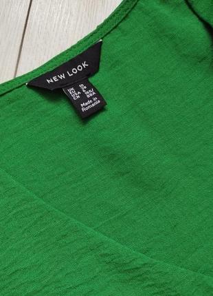 Зелений топ блуза на гудзичках8 фото