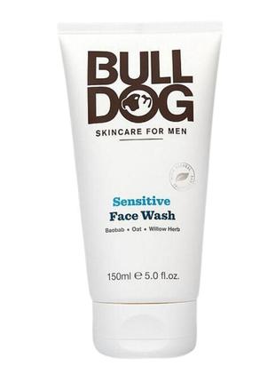 Набір чоловічої косметики крем + пінка для вмивання bulldog skincare sensitive duo set 100 + 150 мл2 фото