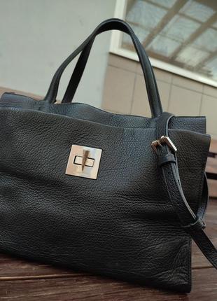 Італійська сумка gianni chiarini зерниста шкіра3 фото