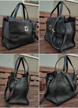 Італійська сумка gianni chiarini зерниста шкіра6 фото