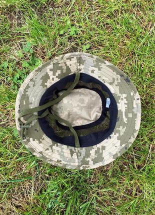 Тактическая панама камуфляжная армейская панама пиксель панама зсу военные панамы + подарок