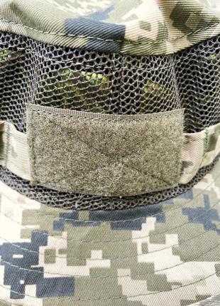 Тактическая панама камуфляжная армейская панама пиксель панама зсу военные панамы + подарок