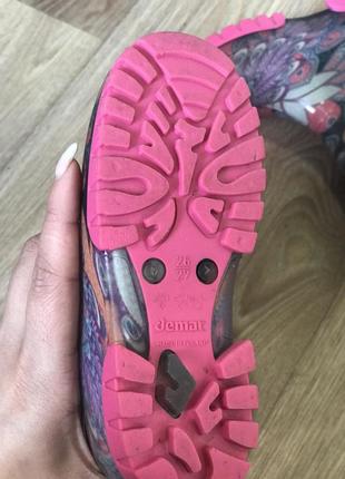 Гумові чобітки для дівчинки demar4 фото