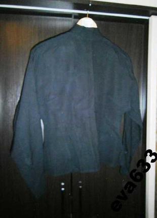 Стильный котоновый жен. пиджак черного цвета мр5 фото