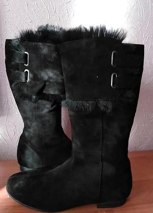 Чобітки нат.замша