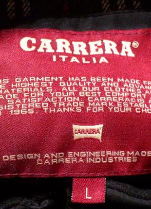 Куртка мужская черная бомбер харрингтон каррера jacket bomber harrington carrera italia р.l🇮🇹5 фото