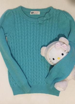 Светр з ангорой в коси h&m