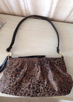 Знижка! маленька сумочка жіноча клатч ридикюль вінтаж леопардовий принт сумка