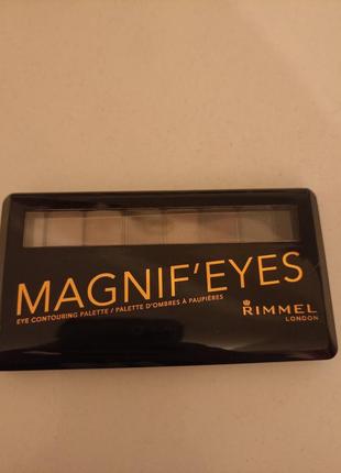 Палетка тiней для очей rimmel "magnif'eyes"