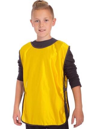 Манишка для футбола юниорская с резинкой цвета в ассор2 фото