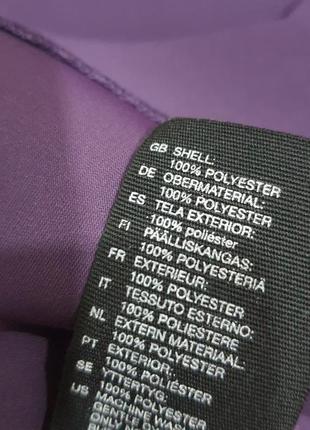 Фиолетовoе платье-туника прямого кроя xs-s/34-367 фото