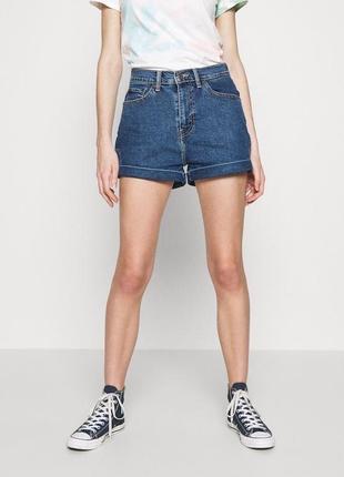 Шорты джинсовые черные zara h&m