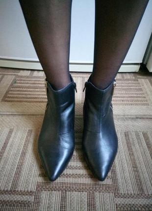Сапожки осень-весна, кожа, р.37