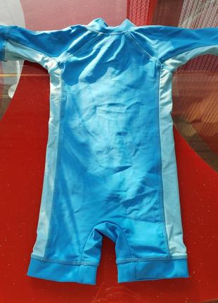 Купальный костюм комбинезон купальник новорожденному мальчику 3-6-9м 62-68-74см2 фото