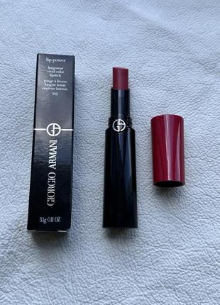 Armani помада lip power 402