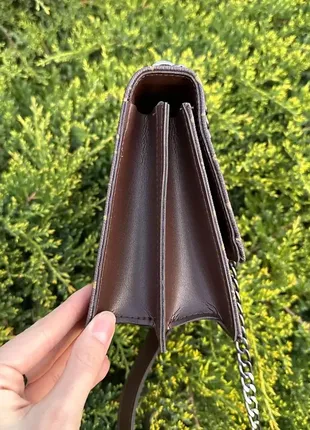 Женская мини сумочка клатч в стиле луи виттон через плечо на цепочке, сумка люкс качество3 фото