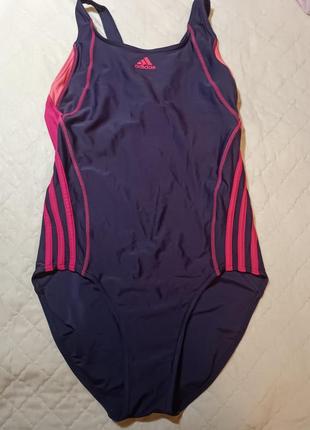 Классный спортивный купальник adidas сдельный тренировки бассейн пляж3 фото